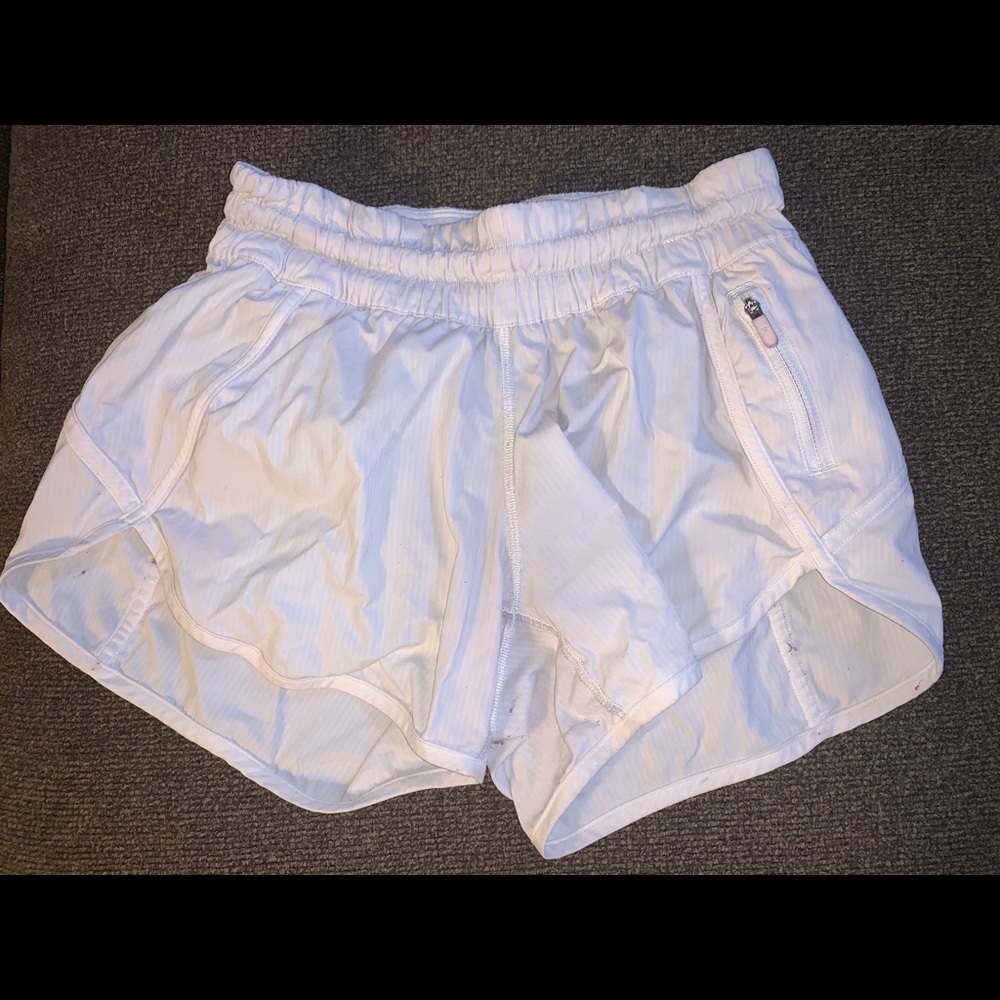 White Lululemon Shorts